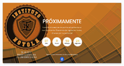 Desktop Screenshot of institutonoyola.com